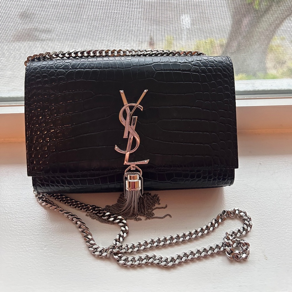 YSL Satin Kate Chain Wallet